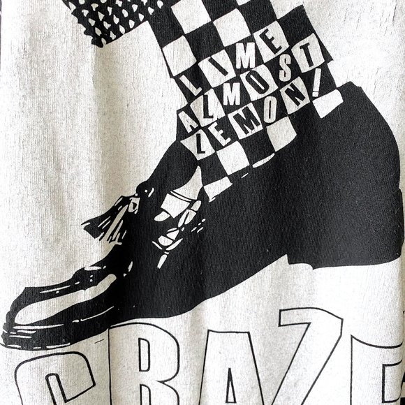Dance Craze Ska Shirt | Skate Punk Graphic Tee | Black and White Checker Shirt - Picture 4 of 7